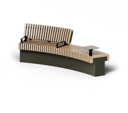 Curved Monolith Axial Core